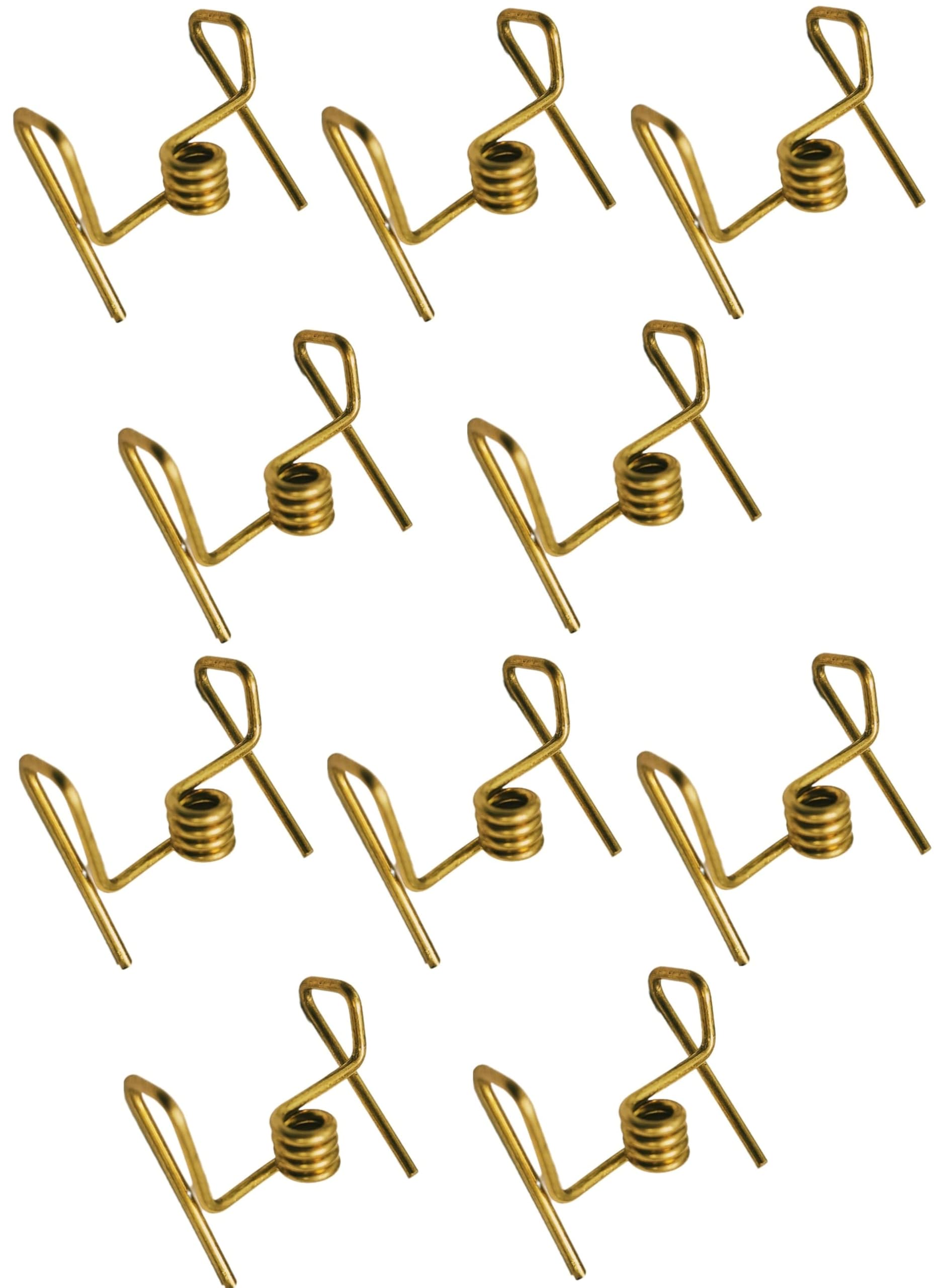 Doorbag Samai Kadi Clips Pure Brass : Wick Holder for Oil Lamps Vilakku Batti Cotton Wick Holder Deepak Deepam Temple Pooja Rituals Metal Spill-Proof (Set of 10, Square)-image-36