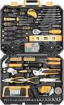 DEKOPRO 228pcs Socket Wrench Auto Repair Tool Combination Package Mixed Tool Set Hand Tool Kit with Plastic Toolbox Storage Case (228PCS)