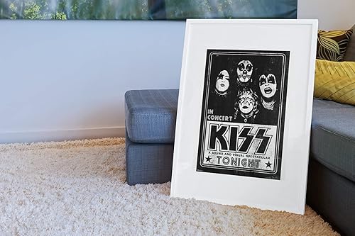 Miniatura 54 de Póster de Kiss Destroyer con portada de álbum, mercancía coleccionable, música de metal pesado, póster genial para pared, 24 x 36 pulgadas