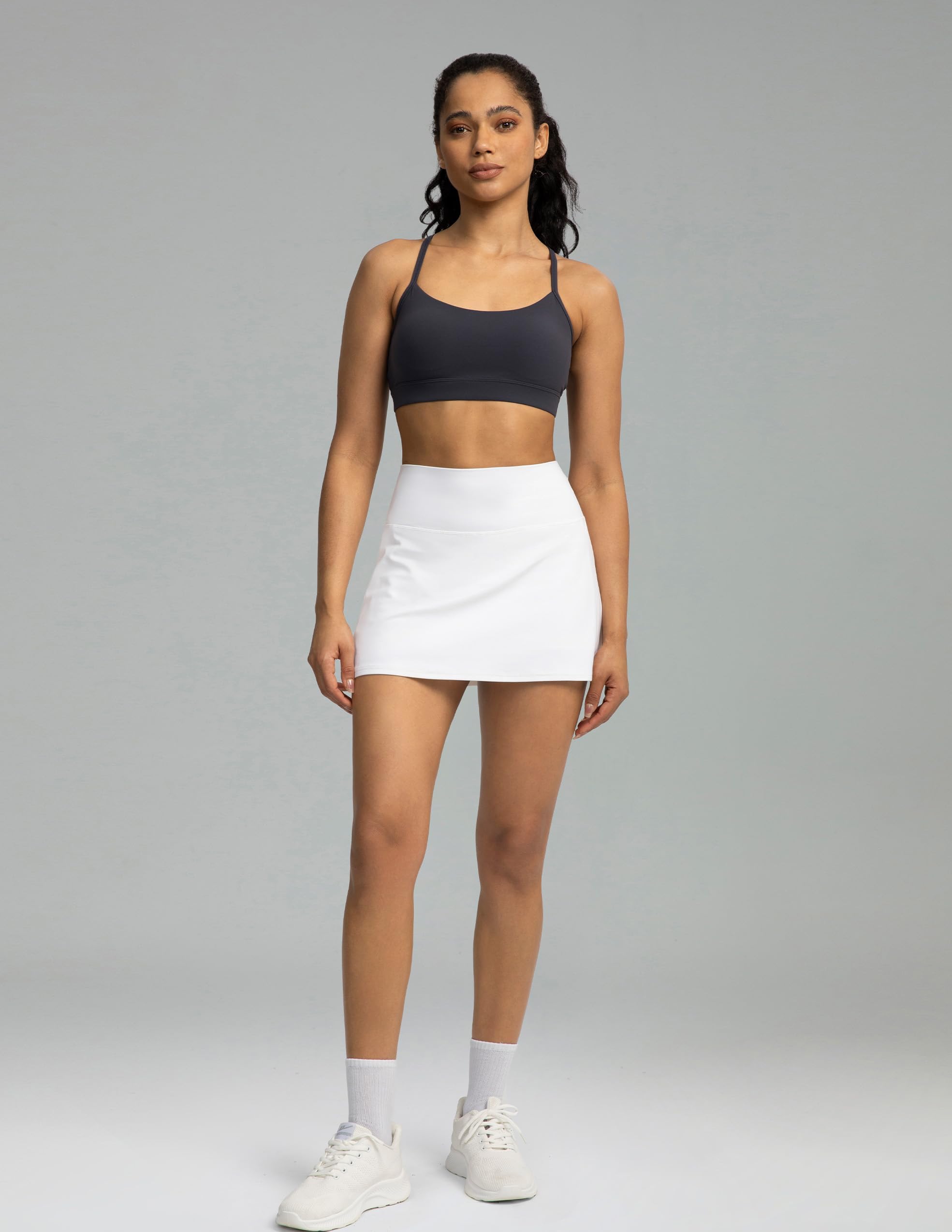 Colorfulkoala Dreamlux Pantalon Corta Mujer Falda Padel Verano con Bolsillo