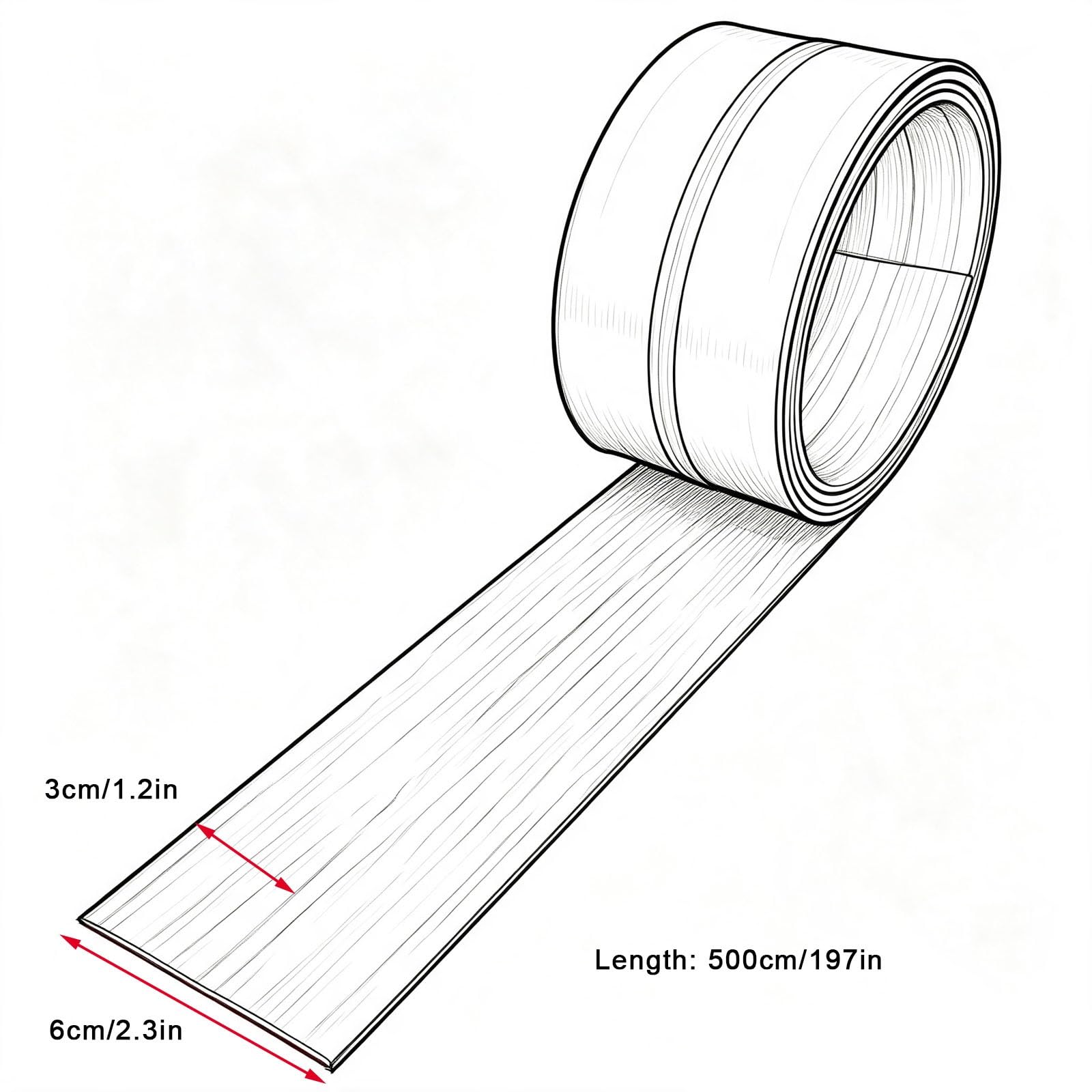 Paraspigoli Angolari Muro, in PVC, Autoadesivi, Para Spigoli per Mobili | Paracolpi, con Linea di Piegatura Predefinita; ideali per Angoli, Bagni, Davanzali e Scale(Brown,3x500cm/1.2x197in)