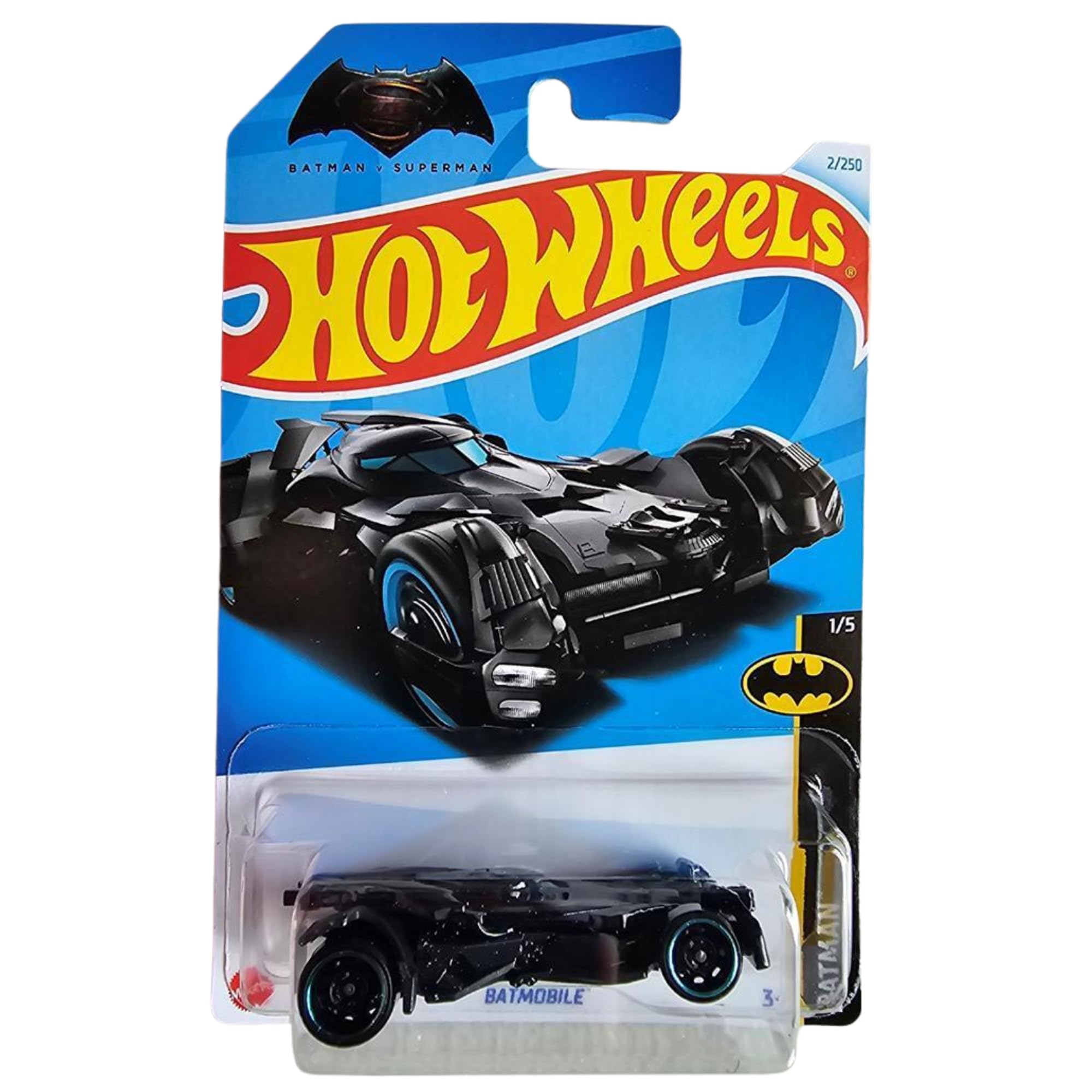 Hot Wheels 1:64 Scale Cars, Racecars, Trucks & Bikes - (Batmobile - HTB21), Black, 2 cm (W) x 3 cm (L) x 1 cm (H)