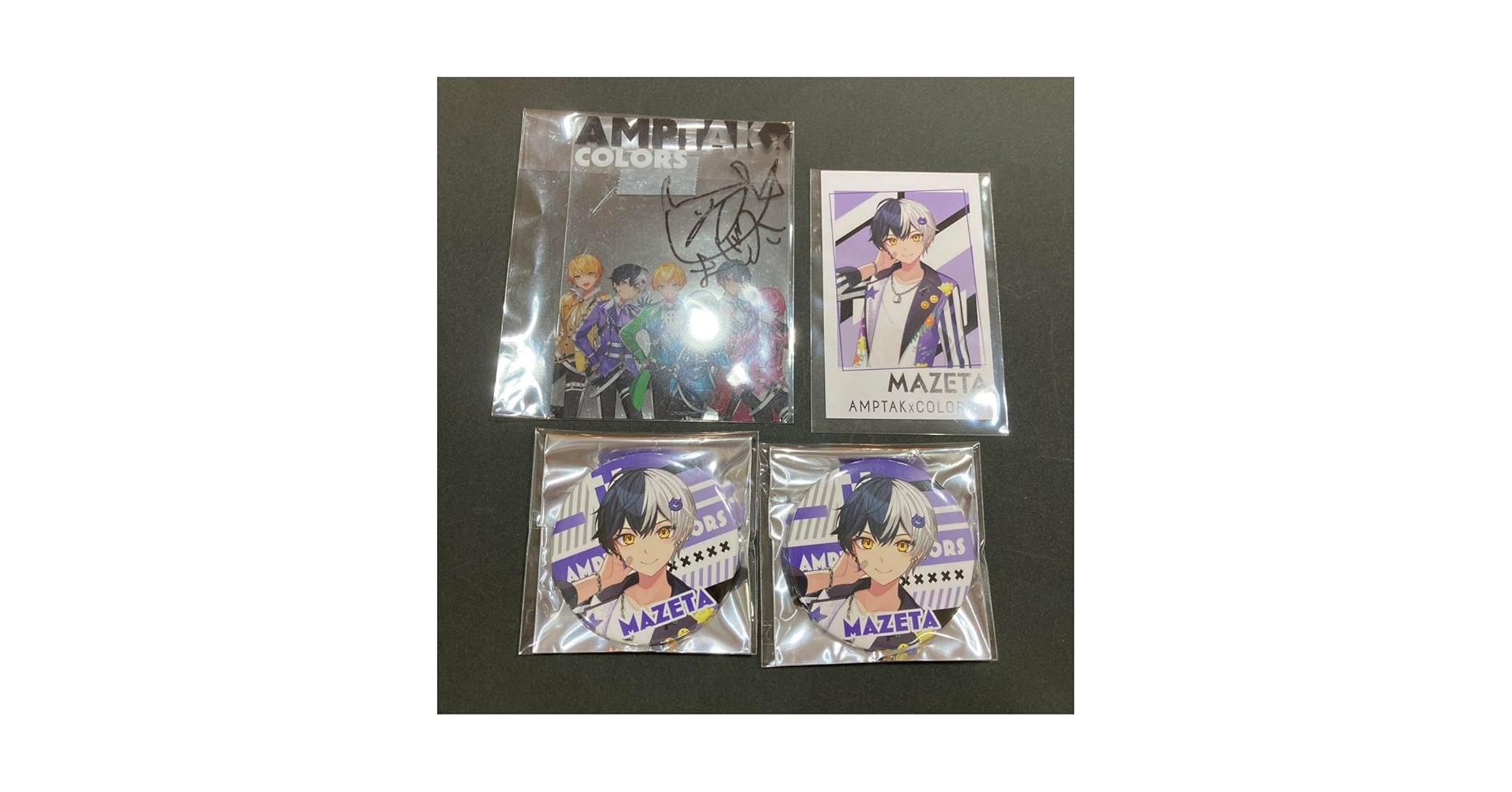 AMPTAKxCOLORS まぜ太くんサイン入りクリアカード まぜ太くん サイン入り ランダムカード AMPTAKxCOLORS - メルカリ