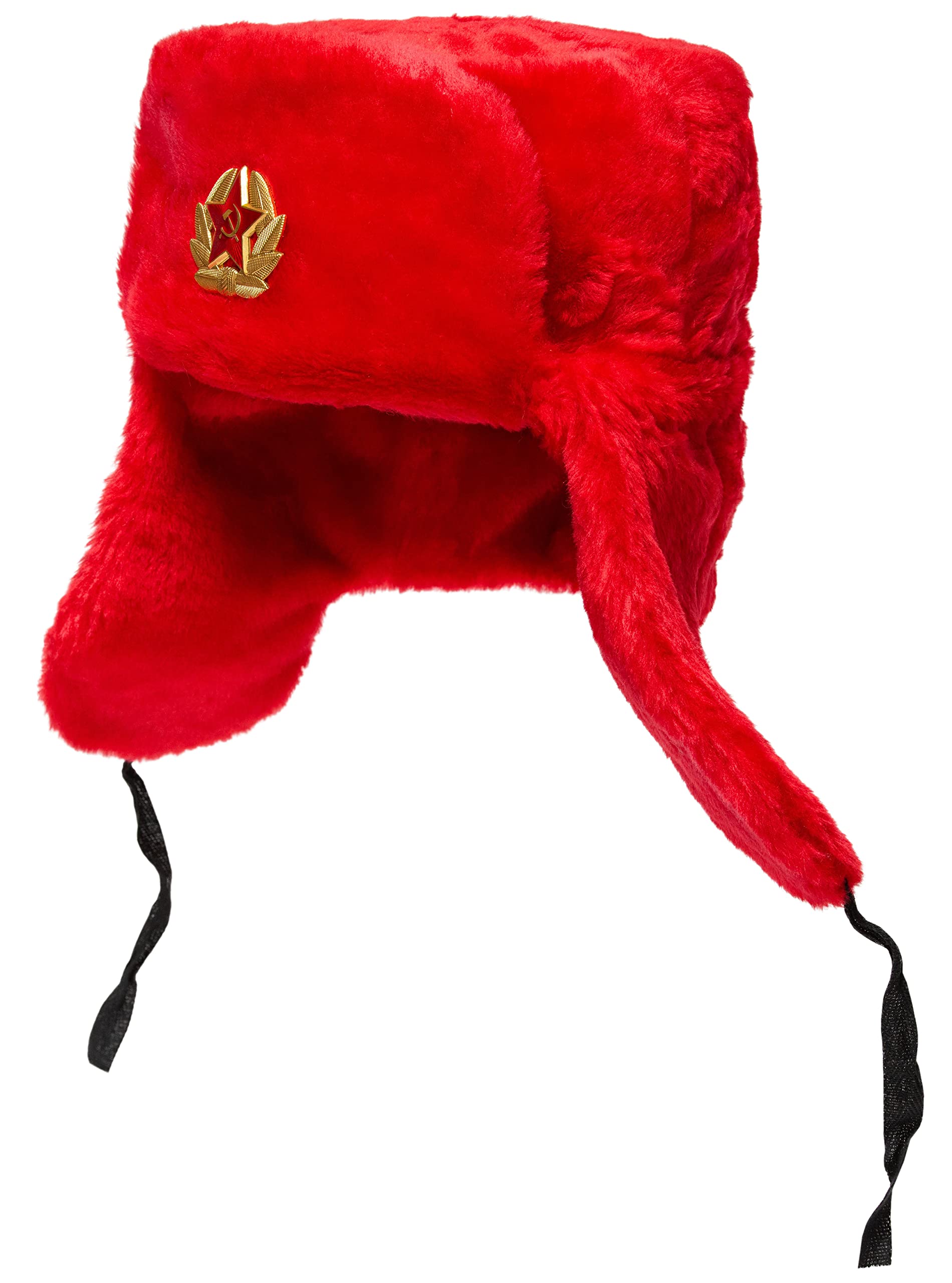 BELEON Ushanka Russian Fur Hat - Soviet Army Trapper Hat - Winter Hat