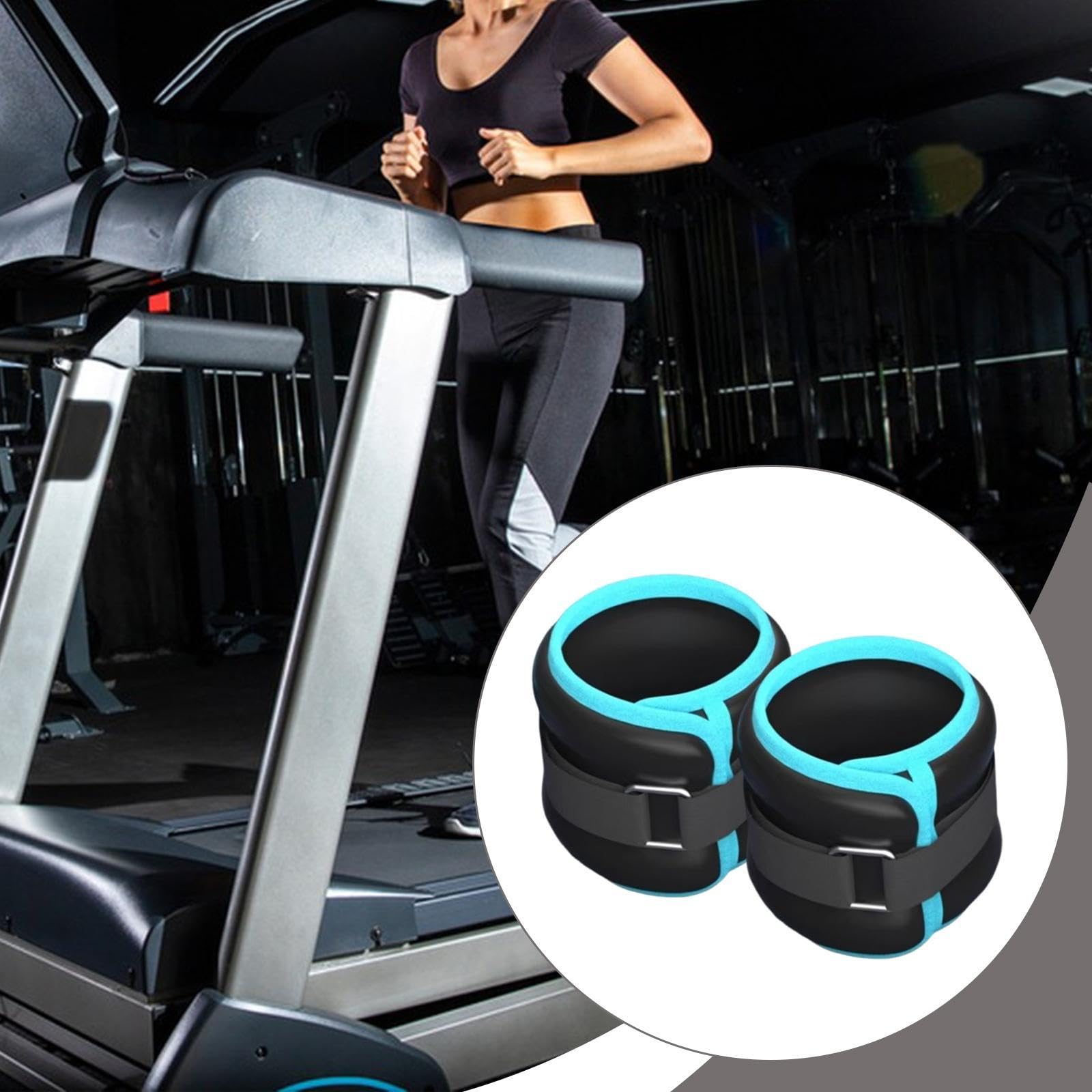 KESOTO 2 Piezas Pesas para Tobillos Lastres para Piernas Pesas para Brazos Y Correas Ajustables con Diseño Versátil para añadir Resistencia Adicional a Cual