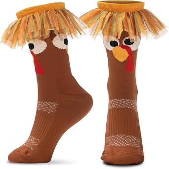 Gone For a Run Tutu Socks - Costume Socks for Women - Tulle Accent