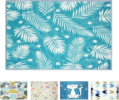 Amazon 玄関マット 室内 40 60cm 洗える 玄関 マット 滑り止め 北欧 玄関まっと 屋内 おしゃれ 玄関マット かわいい 天然素材 屋内用 洗面所 マット バスマット ふわふわ おおきめ 玄関 まっと 大判 耐摩耗性マット 家庭用 リーフ柄 A 40 60cm 玄関マット オンライン通販