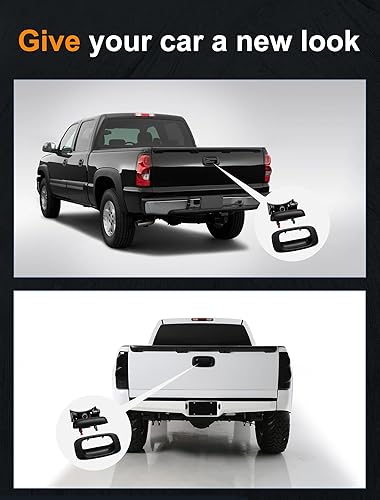 Vista 6 de Avsty Pestillo de manija de puerta trasera para Chevy Silverado GMC Sierra 1500 2500 3500 1999 2000 2001 2002 2003 2004 2005 2006 2007 Chevrolet