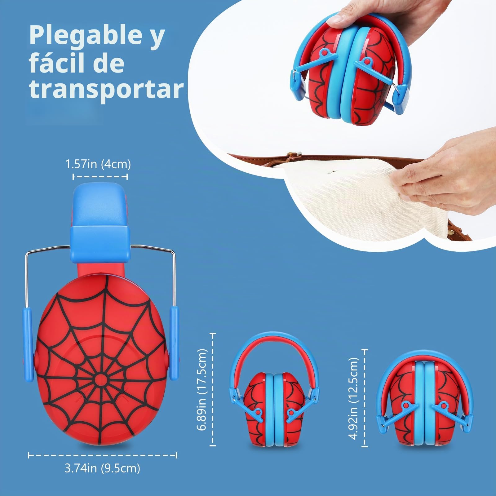 Procase Auriculares de Protección Auditiva Infantil, Orejeras Cancelación de Ruido NRR 24 dB para Niños Adolescentes juveniles para Estudiar Disparar Viajes