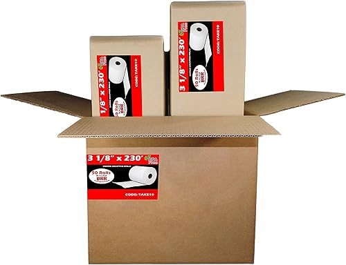 Miniatura 2 de BuyRegisterRolls - (2 cajas) 3 18 pulgadas x 230 pies (grosor del papel de 1.42 ozyd), sin BPA, papel de impresora térmica de recibos, POS, grado A