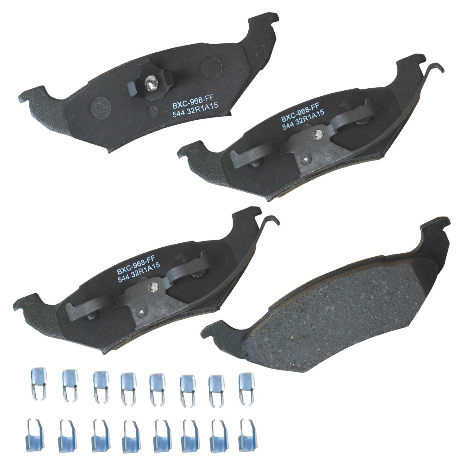 Bendix Premium SBC544 Ceramic Rear Brake Pads for Ford Crown Victoria 1995-1992, Grand Marquis 1995, Lincoln Town Car 1995-1991, Mercury Grand Marquis 1995-1992