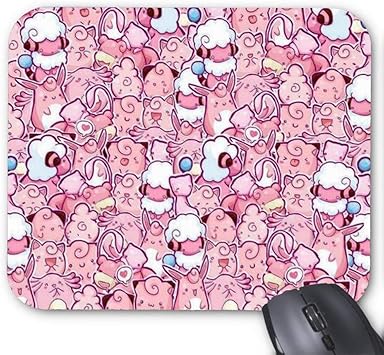 Amazon Co Jp かわいいポケモンの背景 マウスパッド 11 8 X 9 8インチ パソコン 周辺機器