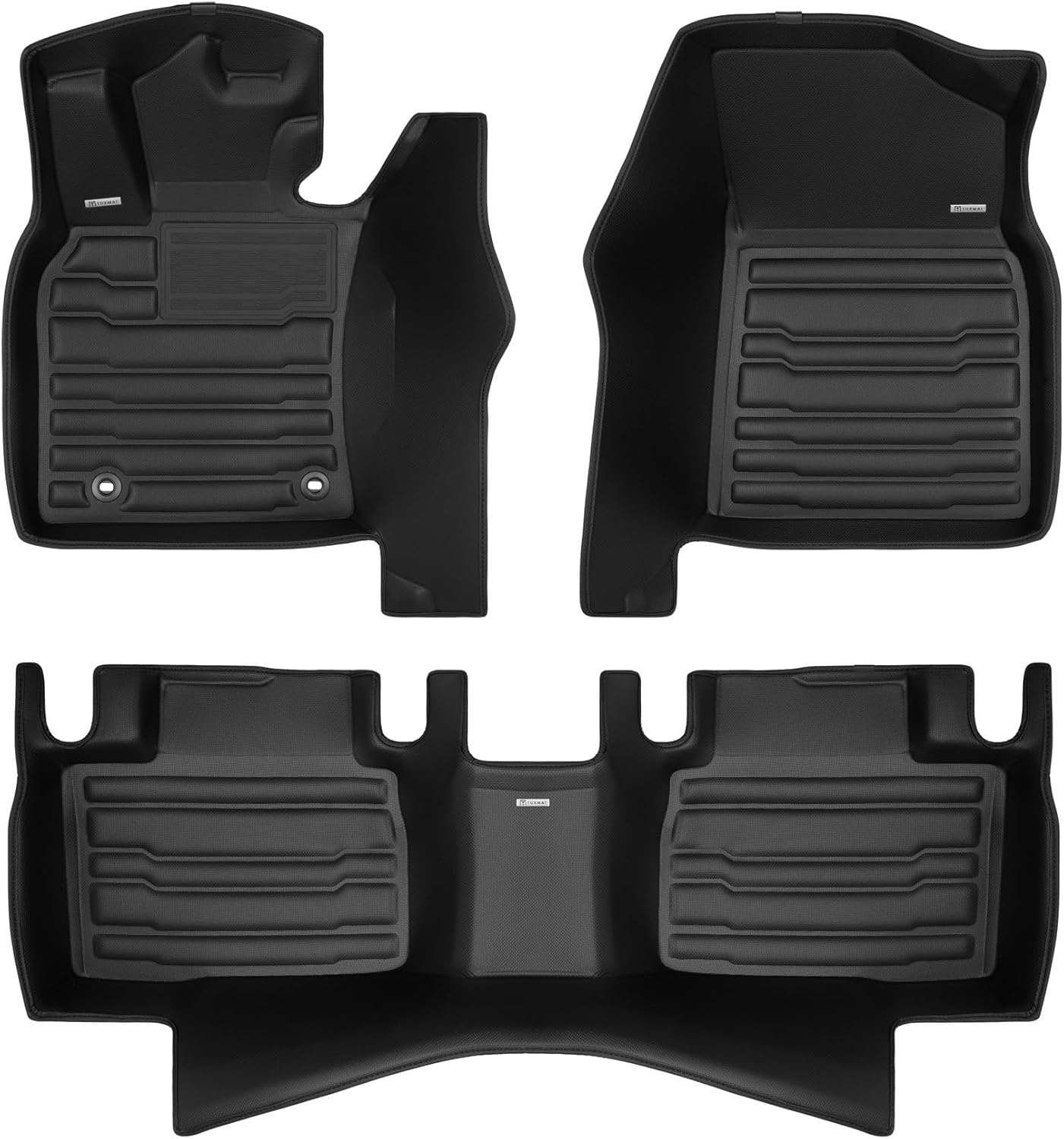 TuxMat - for Toyota Camry Hybrid FWD 2025-2026 Models - Custom Car Mats - Maximum Coverage, All Weather, Laser Measured - This Full Set Includes 1st and 2nd Rows