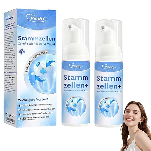 Picdo Stammzellen Zahnfleisch Reparatur Mousse, Reparatur Von Zahnfleischrückgang, Zahnstein Entfernen,