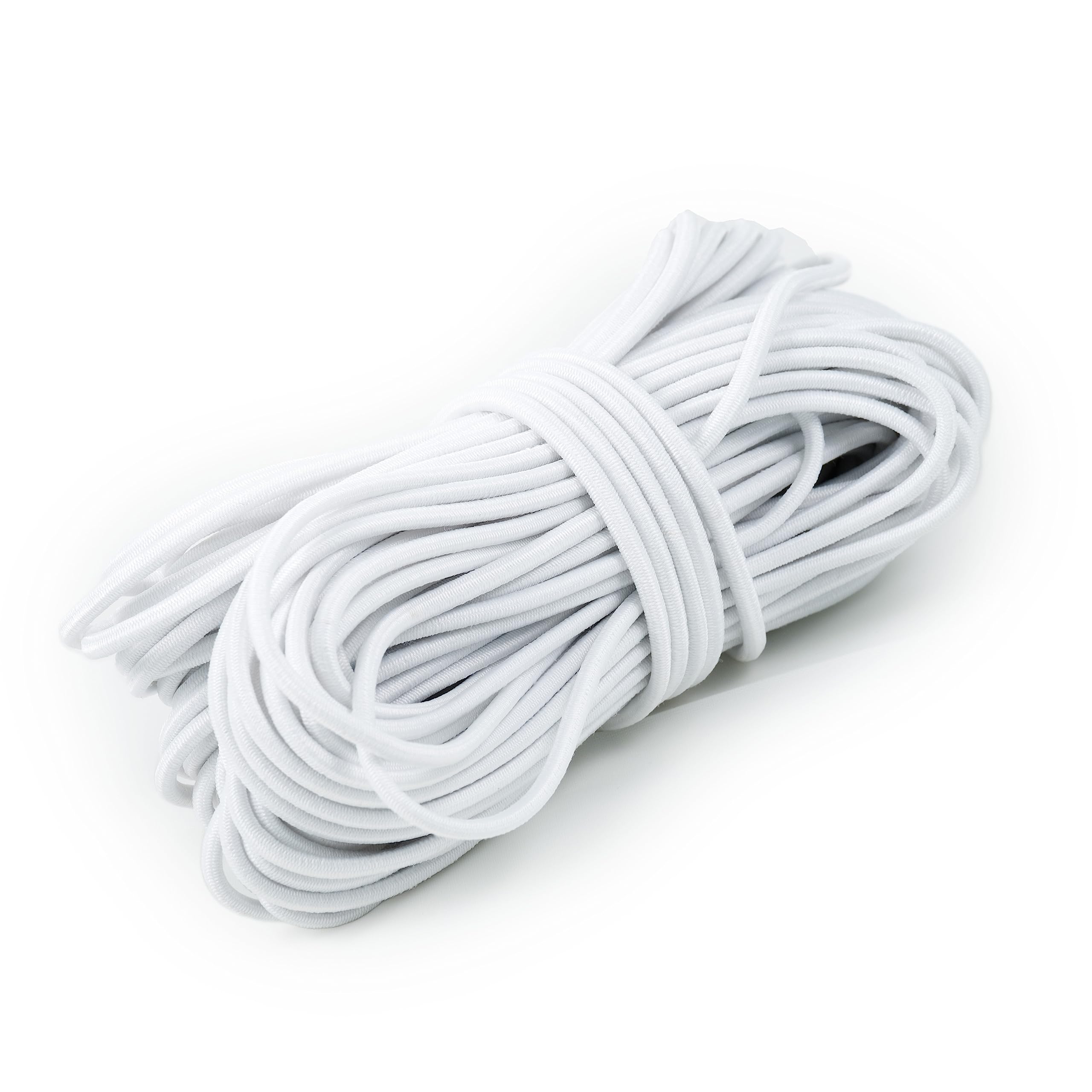 Shelver White Premium Elastic Cord, 3Mm 5M