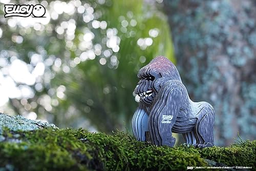 Miniatura 2 de Eugy Gorilla - Rompecabezas 3D de 32 piezas ecológico para niños, niñas y niños a partir de 6 años