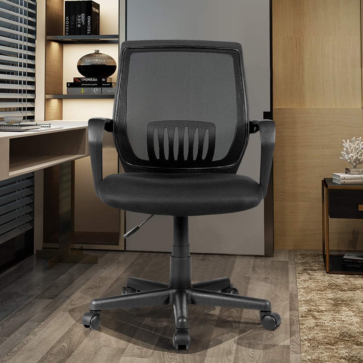 POWERSTONE Office Computer Desk Chair - High Back Ergonomic Executive Office Seating Lumbar Support Breathable Adjustable Swivel Task Chairs