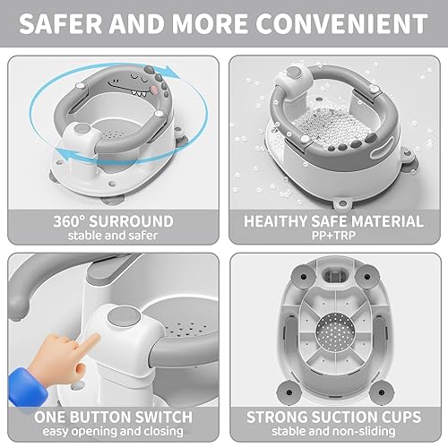 Miniatura 5 de TPN Asiento de baño para bebé (gris)