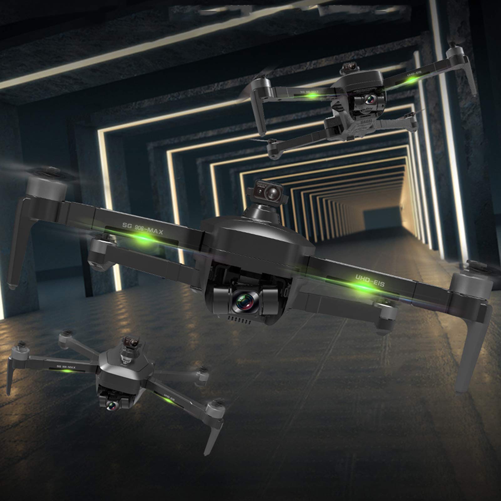 NA Fotografia Aerea Quadcopter Drone HD 4K, Aereo Radiocomandato 7,6 W 3400 mAh, 26 Minuti di Volo Regali per Adulti E Bambini,A