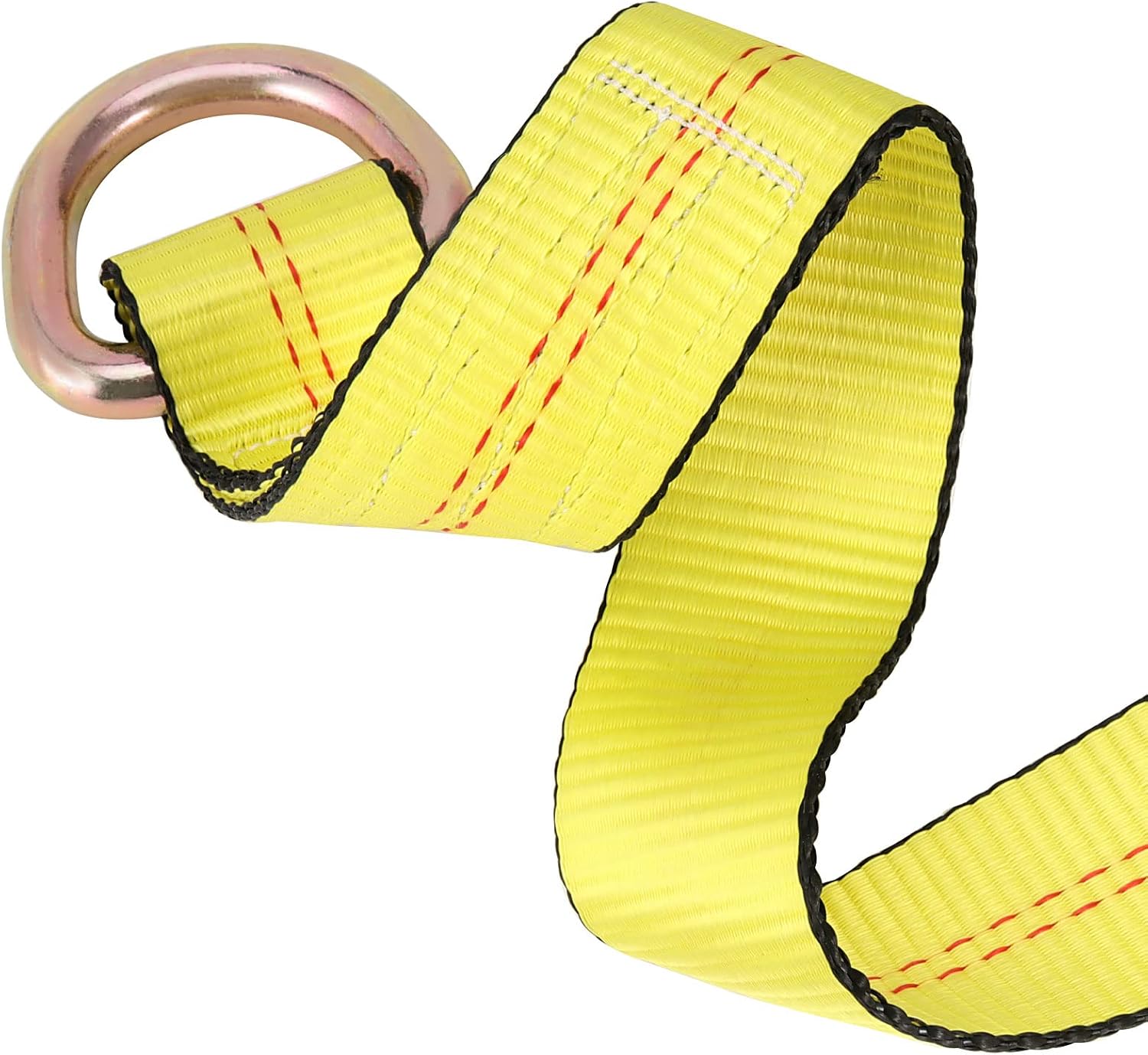 JOIKIT 6 Pack 2 Inch x 8.2 Ft Lasso Tow Strap with D Ring Auto Tie Down for Wheel Lift, Wrecker, Rollback, Tow Truck