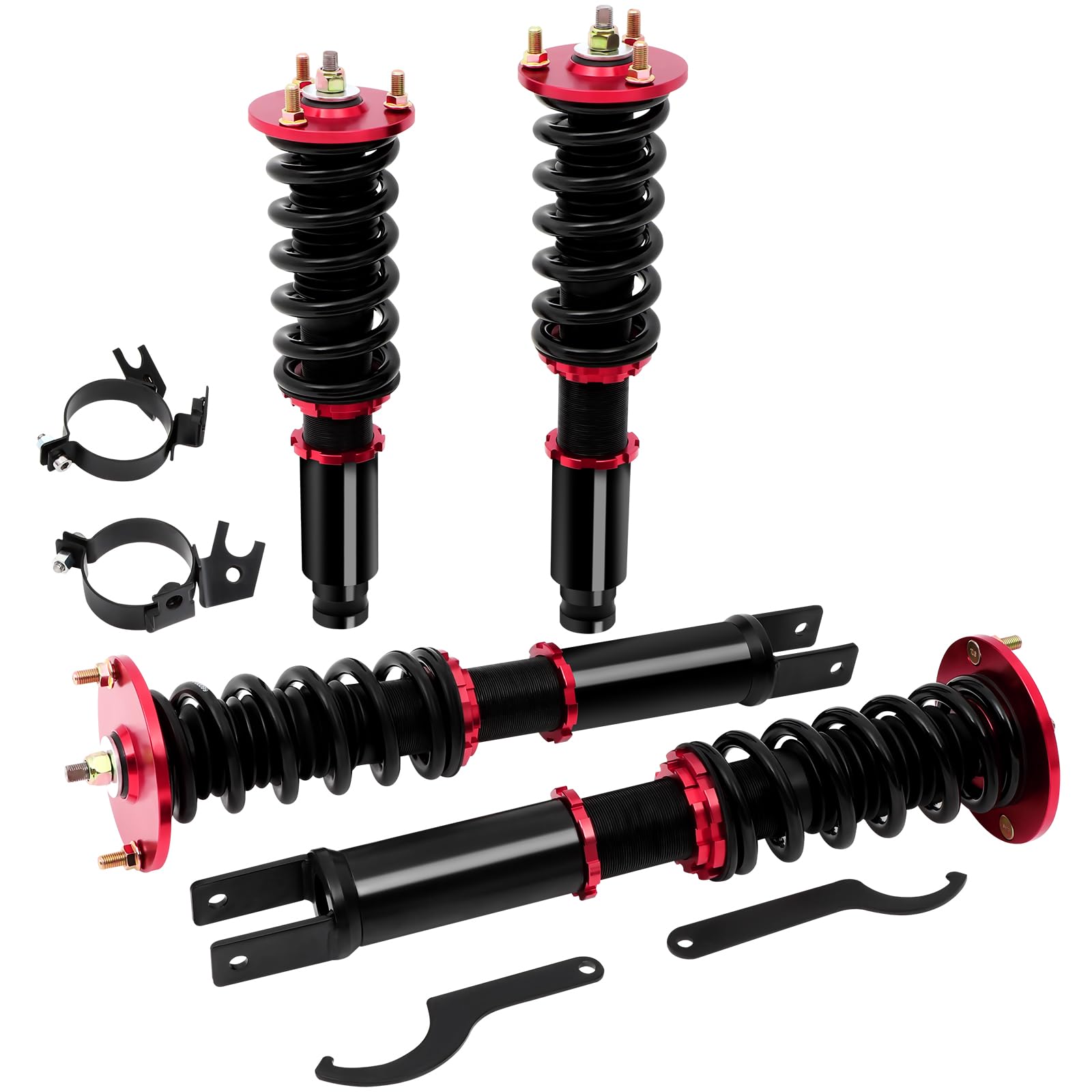 SCITOO Coilover Suspensions Shock Struts Kits Assembly Full Set Shocks Struts Kits fit for Honda for Accord 1990-1997