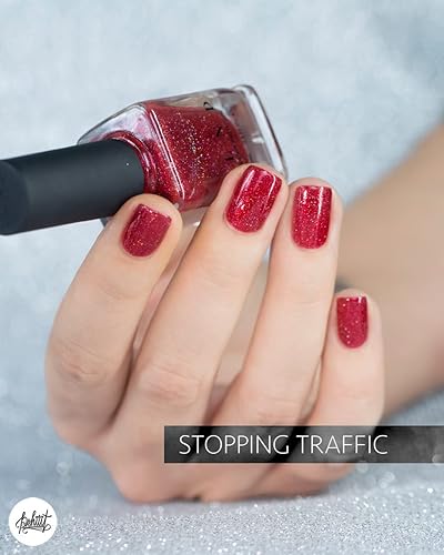 Miniatura 1154 de ILNP Madison Ave Esmalte de uñas holográfico metálico rosa antiguo