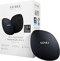 Vista 1 de GESKE SmartAppGuided™ Cepillo facial 4 en 1 Cepillo de limpieza facial profesional Cepillo facial de silicona para limpieza de la piel