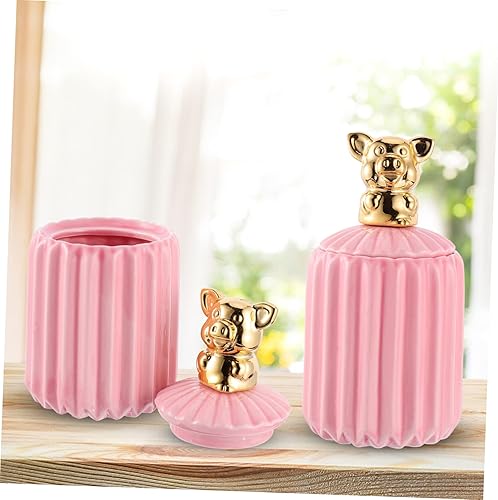 Miniatura 3 de SHOWERORO Tanque de almacenamiento de cerámica, tarro de almacenamiento de café, tarro de almacenamiento de té, tarro de almacenamiento de cocina,