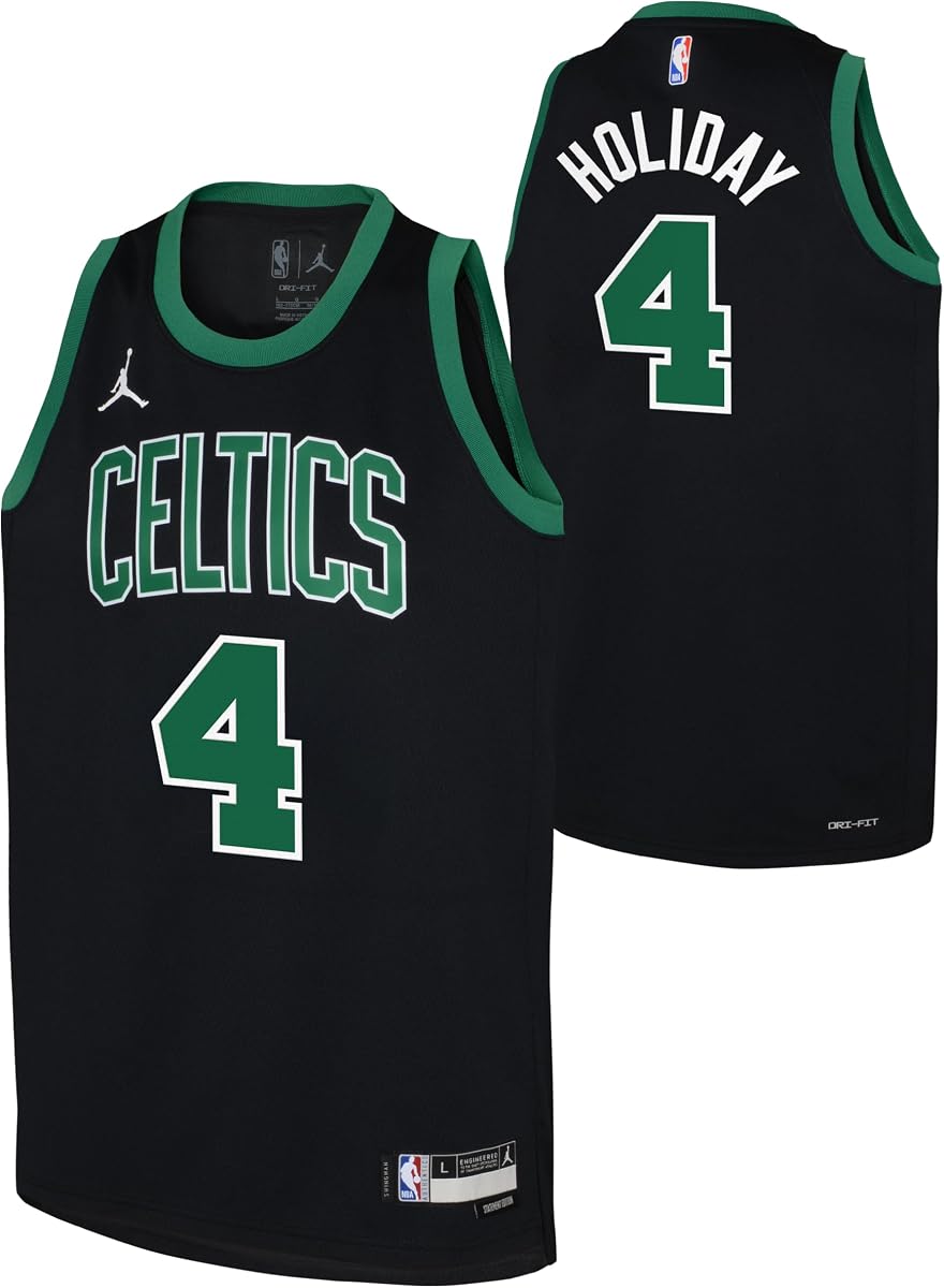 Jrue Holiday Boston Celtics NBA Nike Jordan Brand Kids Youth 8-20 Black Statement Edition Swingman Jersey