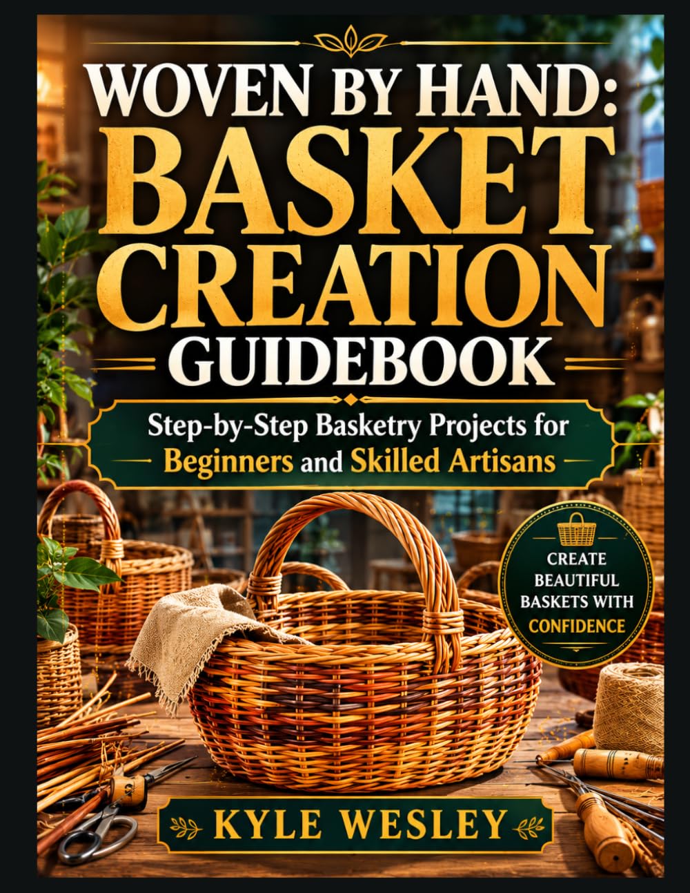 WOVEN BY HAND: BASKET CREATION GUIDEBOOK: Step-by-Step Basketry Projects for Beginners and Skilled Artisans