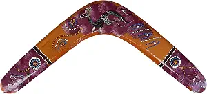 Large 18'' Wood Boomerang for Kids and Adults