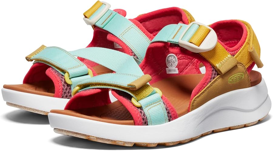 KEEN Womens Elle Sport Sandals Golden Yellow Lichen