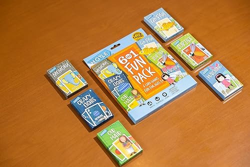 Miniatura 3 de Hoyle 6 en 1 Fun Pack Niños Jugando Naipes Juegos Go Fish Crazy 8s Old Maid Slapjack