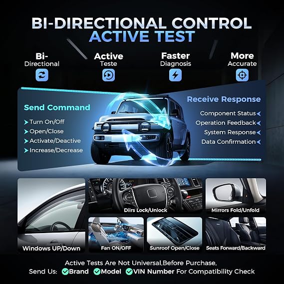 MUCAR 892BT OBD2 Scanner Tool with AI Diagnosis, Full System with 35+ RESET No Topology, Automotive Diagnostic Scanner