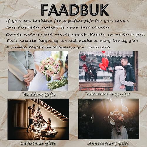 Miniatura 6 de FAADBUK Regalo inspirado en hamburguesas para parejas, juego de keychian You're the Linda to my Bob regalo del día de San Valentín