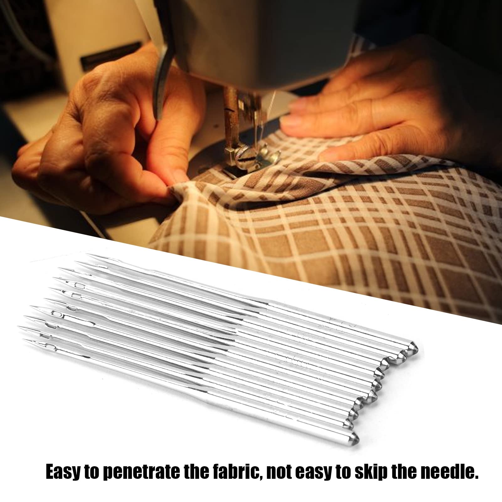Kuuleyn 500 pezzi aghi per macchina da cucire aghi per macchina da cucire in metallo modello diverso aghi da cucito ago per macchina da cucire domestica (#1)