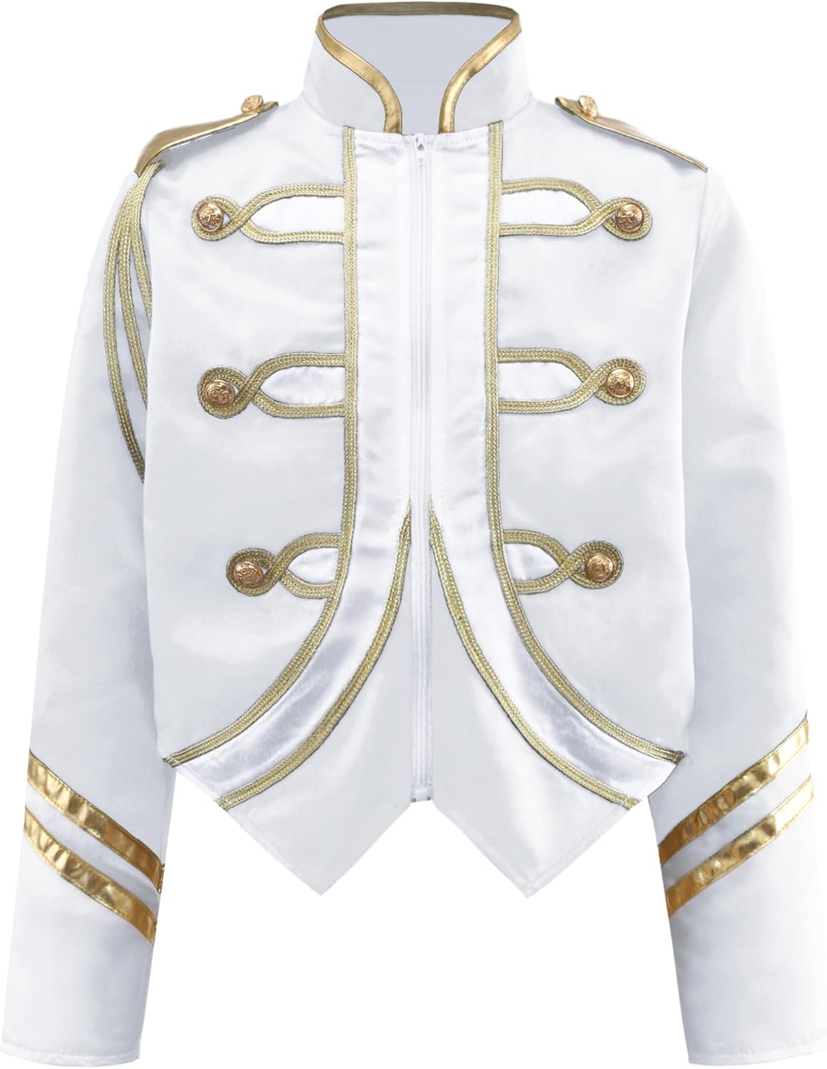 Freebily Drummers Music Band Director Costume For Kids Uniform Drum Party Costume Carnival Halloween Cosplay