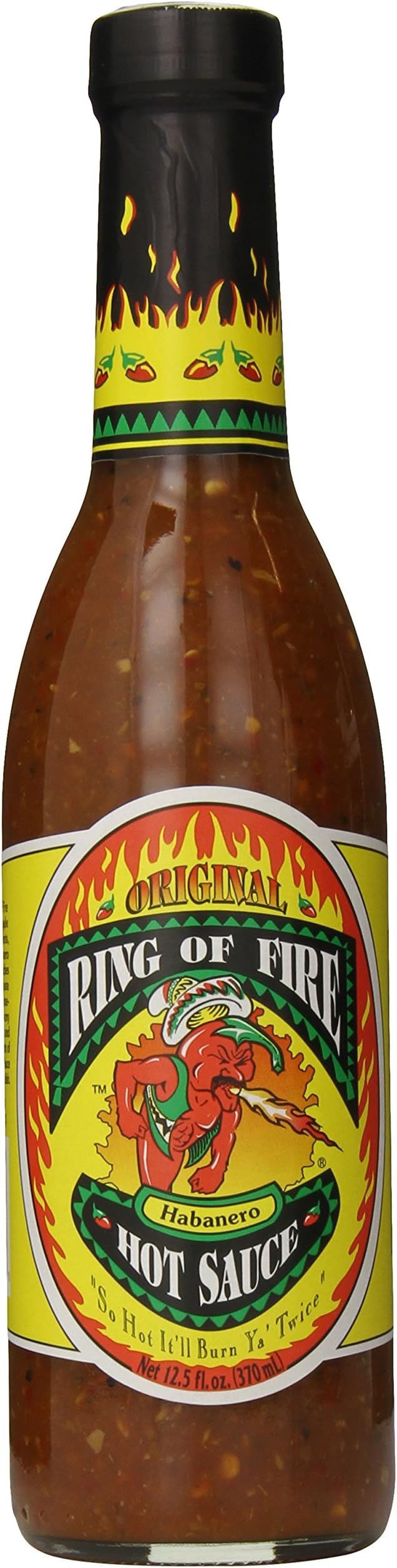 Ring Of Fire Original Habanero Hot Sauce, 12.5 Ounce