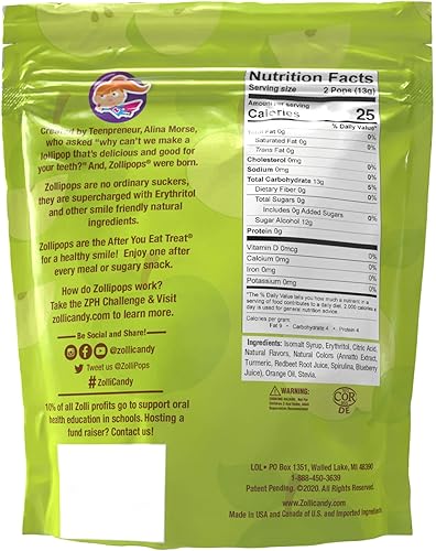 Miniatura 9 de Zollipops - Paquete variado de Halloween, paletas Clean Teeth, 5.2onzas