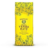 Vista 1 de Guayaki Yerba Mate, hoja suelta tradicional orgánica, 16 onzas