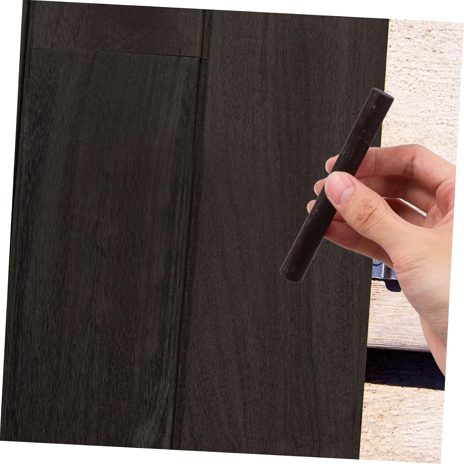 Gatuida 2pcs Wood Filler Sticks Furniture Scratch Repair Crayons Kit for Floor Cabinet Table