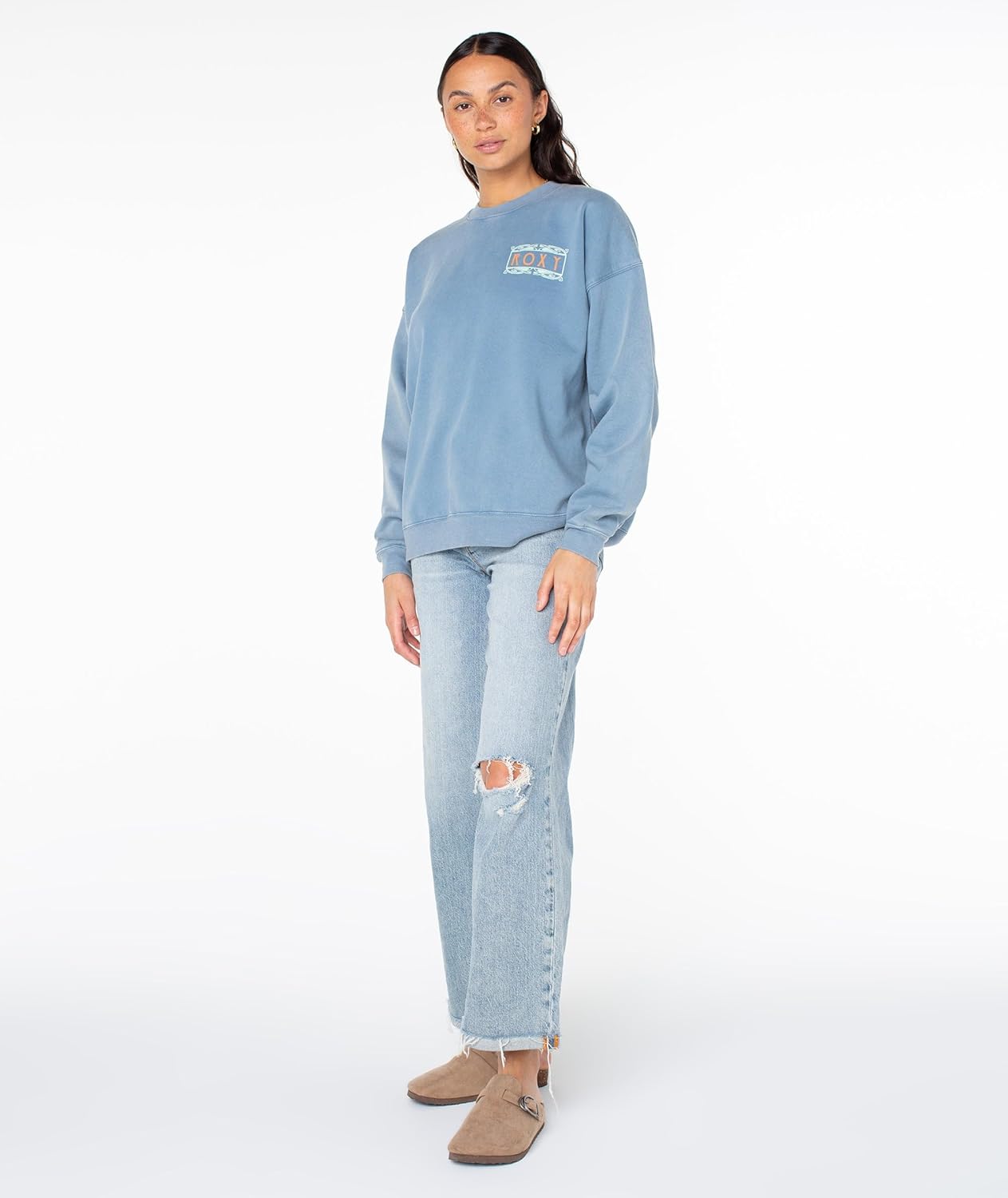 Roxy Women's Lineup Oversized Crew, Lightweight Warm