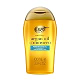 OGX Renewing + Argan Oil of Morocco, Cold-Pressed Argan Oil for Hair Penetrating Treatment & Shine, Moisturizing & Strengthening Silky Oil for All Hair Types, Paraben & Sulfate Free, 3.3 fl oz Citrus-Fresh, Floral-Green, & Woody 3.3 Count (Pack of 1)