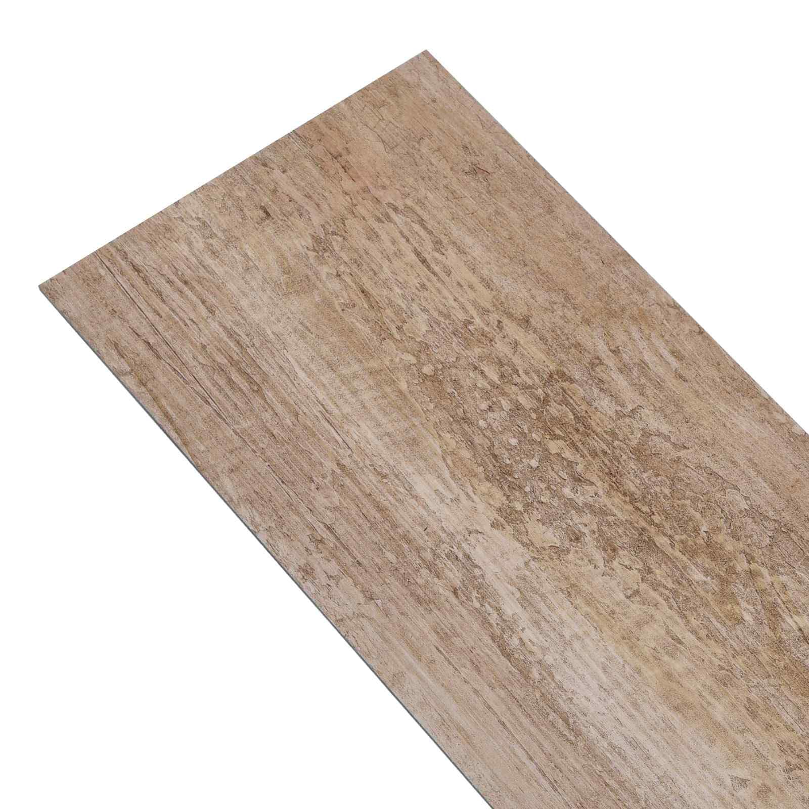 Pannelli per pavimento in PVC, effetto legno lavato, autoadesive, 91,5 x 15 x 0,2 cm, 36 pezzi, per la ristrutturazione del pavimento in soggiorno, cucina, corridoio, bagno
