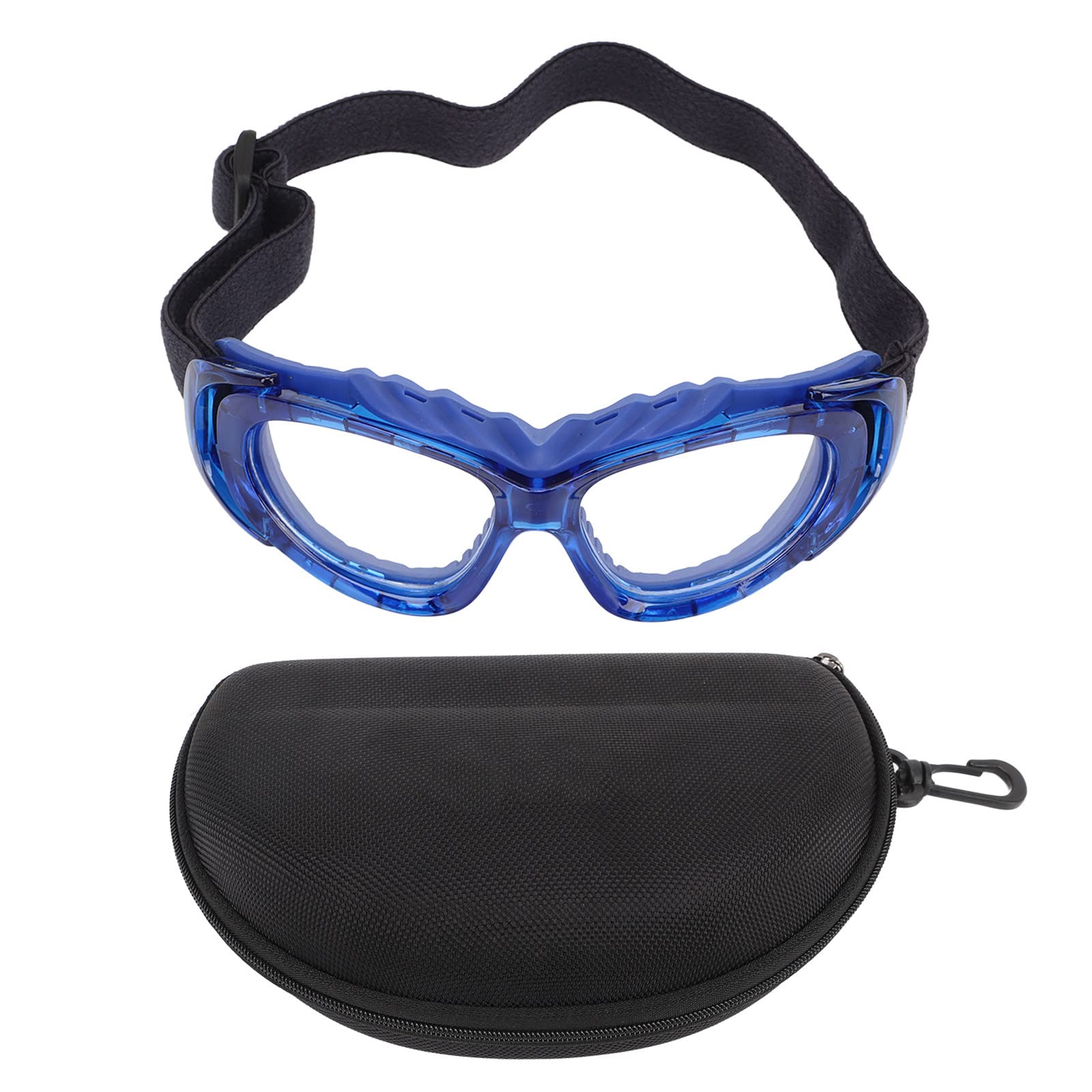 lvifloae Sports glasses safety goggles sports goggles basketball football soccer golf goggles men s sports protective glasses black red (Blue)