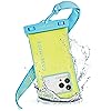 Case-Mate - IP68 Waterproof Phone Pouch [Touchscreen Compatible] - Floating Waterproof Phone Case w/Crossbody Lanyard for iPhone 14 Pro Max/ 13 Pro Max/ 12 Pro Max/ 11/ S22 Ultra - Citrus Splash