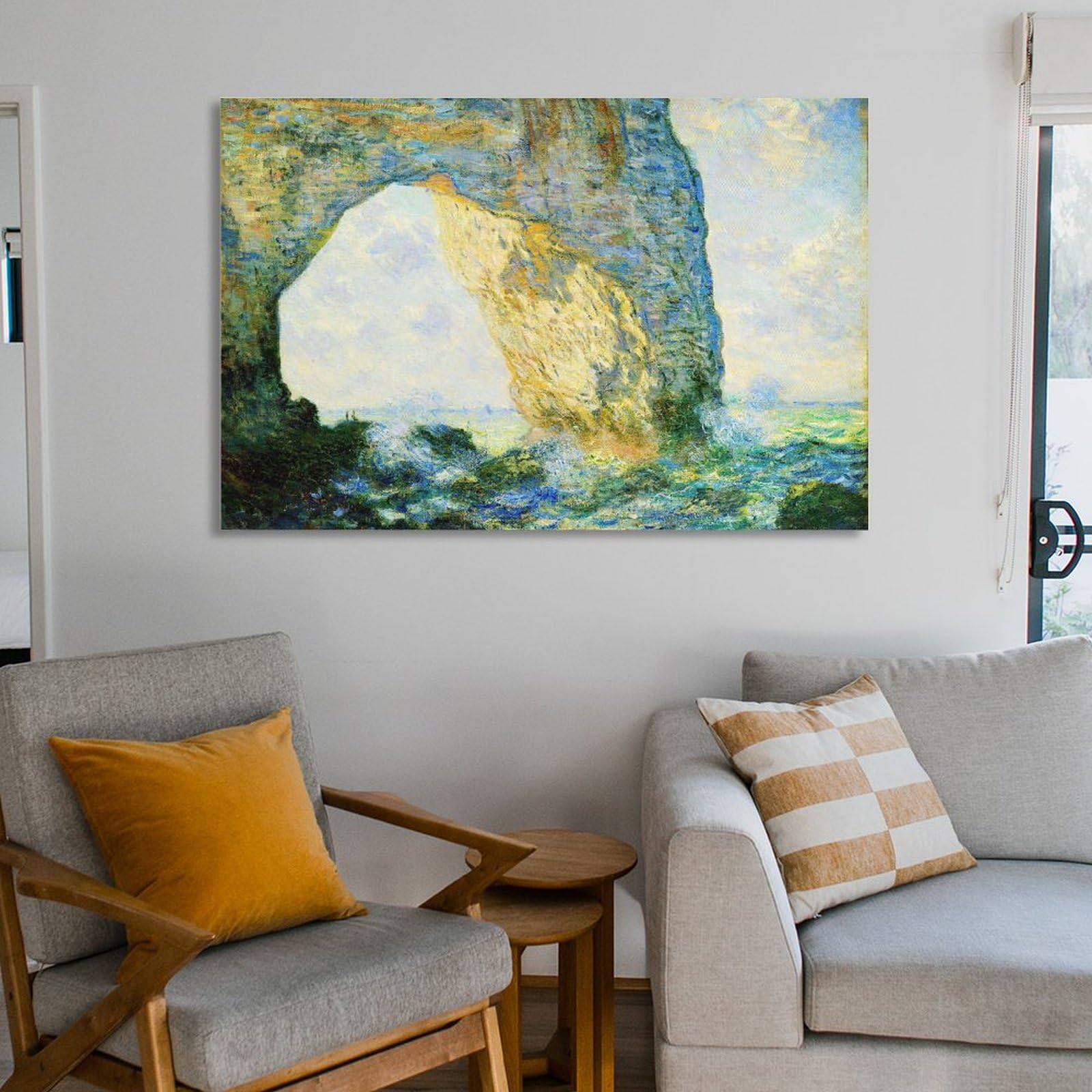 絵画  複製画  アートポスター　クロード・モネ Amazon.co.jp: Claude Monet クロード・モネ 油絵 クールの印刷 複製画