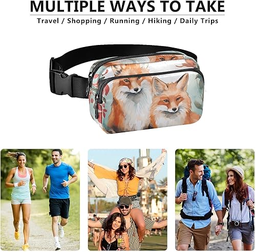 Miniatura 6 de Van Gogh - Cangurera de noche estrellada para mujeres, riñonera para hombres, riñoneras cruzadas para mujer, riñonera para correr, H130129,