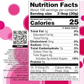 Tea Zone [7 Pounds] Dragon Fruit POPPING PEARLSTM for Boba Tea Beverages, Sweets, Ice Cream Topping | B2065