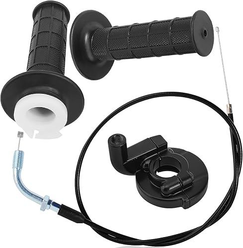Juego de cables de agarre con mango de acelerador giratorio para Pit Dirt Mini Pocket de 4 tiempos, bicicleta, Quad ATV 50cc 60cc 66cc 90cc 110cc